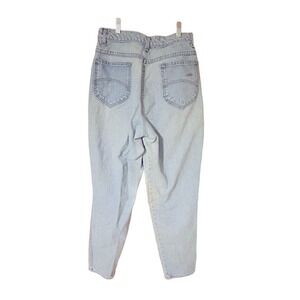 Chic Vintage 80s Women's High Rise Mom Jeans Light Wash Sz 14 Cotton Made in USA